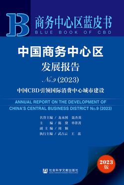 中国商务中心区发展报告（No.9·2023）：中国CBD引领国际消费中心城市建设（978-7-5228-2624-0）_正封面缩略图